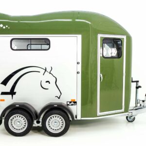 Cheval Liberte Pferdeanhänger GOLD 3, Pullman 2, Sattelkammer, olivgrün-Neu – Bild 5