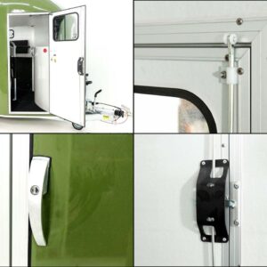 Cheval Liberte Pferdeanhänger GOLD 3, Pullman 2, Sattelkammer, olivgrün-Neu – Bild 11