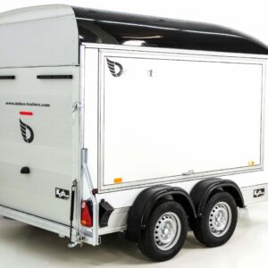 Debon Kofferanhänger C500 Sandwich 164x300cm H:200cm 2,0t-Alu-Polybug-Tür-schwarz-Neu – Bild 5