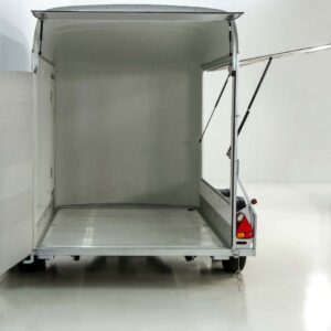 Debon Kofferanhänger C500 Sandwich 164x300cm H:200cm 2,0t-Alu-Polybug-Tür-schwarz-Neu – Bild 6