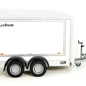 Debon Kofferanhänger C500 Sandwich 164x300cm H:200cm 2,0t-Alu-Polybug-Tür-weiß-Neu – Bild 8