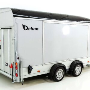 Debon Kofferanhänger Roadster C1000 200x500x200cm 3,5t schwarz - E-Winde -Erhöhungsrampen-Neu – Bild 4