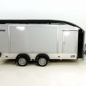 Debon Kofferanhänger Roadster C1000 200x500x200cm 3,5t schwarz - E-Winde -Erhöhungsrampen-Neu – Bild 6
