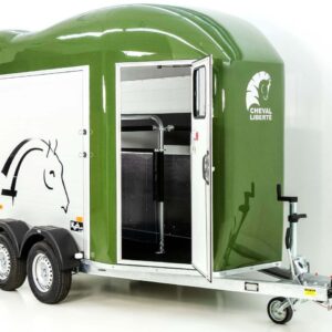 Cheval Liberte Pferdeanhänger GOLD Origins, Sattelkammer, olivgün-Neu – Bild 5