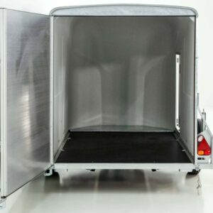 Debon Kofferanhänger Cargo 1300 Vollpoly 150x290cm H:160cm, Tür, olivgrün-Neu – Bild 5