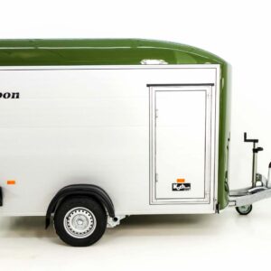 Debon Kofferanhänger C400 164x315cm H:200cm 1,3t, Alu, Polybug, Tür, olivgrün-Neu – Bild 6