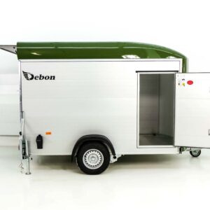 Debon Kofferanhänger C400 164x315cm H:200cm 1,3t, Alu, Polybug, Tür, olivgrün-Neu – Bild 7
