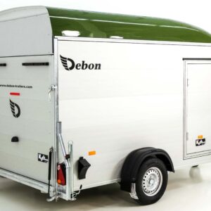 Debon Kofferanhänger C400 164x315cm H:200cm 1,3t, Alu, Polybug, Tür, olivgrün-Neu – Bild 9