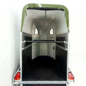 Cheval Liberte Pferdeanhänger GOLD One 1,5er, Pullman-Fahrwerk, olivgrün-Neu – Bild 4