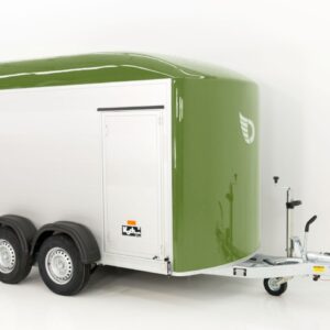 Debon Kofferanhänger C500 164x300cm H:200cm 2,6t-Alu-Polybug-Tür-olivgrün-Neu – Bild 5