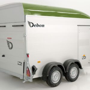 Debon Kofferanhänger C500 164x300cm H:200cm 2,0t-Alu-Polybug-Tür-olivgrün-Neu – Bild 3