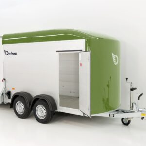 Debon Kofferanhänger C500 164x300cm H:200cm 2,0t-Alu-Polybug-Tür-olivgrün-Neu – Bild 4