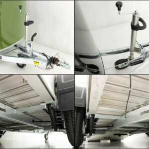 Debon Kofferanhänger C500 164x300cm H:200cm 2,0t-Alu-Polybug-Tür-olivgrün-Neu – Bild 9