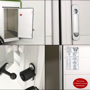 Debon Kofferanhänger C500 164x300cm H:200cm 2,0t-Alu-Polybug-Tür-olivgrün-Neu – Bild 10