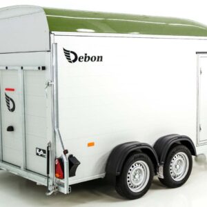 Debon Kofferanhänger Roadster C700 179×378 Höhe:201cm 2,6t, Alu, Polybug, Tür, olivgrün-Neu – Bild 3