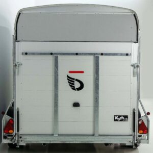 Debon Kofferanhänger Roadster C700 179×378 Höhe:201cm 2,6t, Alu, Polybug, Tür, olivgrün-Neu – Bild 4