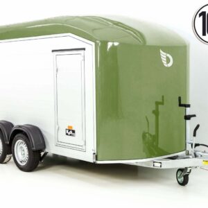 Debon Kofferanhänger Roadster C700 179×378 Höhe:201cm 2,6t, Alu, Polybug, Tür, olivgrün-Neu – Bild 6
