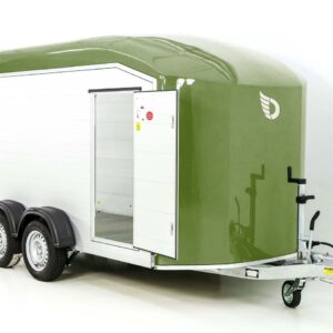 Debon Kofferanhänger Roadster C700 179×378 Höhe:201cm 2,6t, Alu, Polybug, Tür, olivgrün-Neu – Bild 8