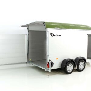 Debon Kofferanhänger Roadster C700 179×378 Höhe:201cm 2,6t, Alu, Polybug, Tür, olivgrün-Neu – Bild 9