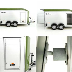 Debon Kofferanhänger Roadster C700 179×378 Höhe:201cm 2,6t, Alu, Polybug, Tür, olivgrün-Neu – Bild 10