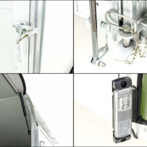 Debon Kofferanhänger Roadster C700 179×378 Höhe:201cm 2,6t, Alu, Polybug, Tür, olivgrün-Neu – Bild 11