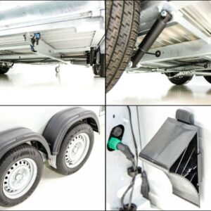 Debon Kofferanhänger Roadster C700 179×378 Höhe:201cm 2,6t, Alu, Polybug, Tür, olivgrün-Neu – Bild 14