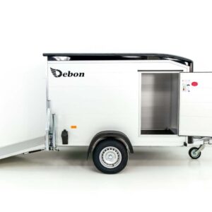 Debon Kofferanhänger Roadster Alu 255 125x255cm H:156cm, schwarz-Neu – Bild 7