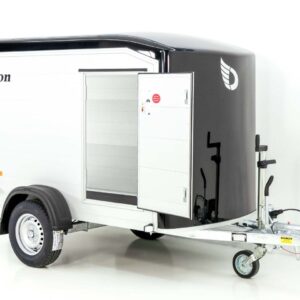Debon Kofferanhänger Roadster Alu 255 125x255cm H:156cm, schwarz-Neu – Bild 8