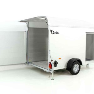 Debon Kofferanhänger C400 164x315cm H:200cm 1,3t, Alu, Polybug, Tür, weiß-Neu – Bild 2