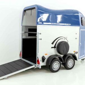 Cheval Liberte Pferdeanhänger GOLD One 1,5er, Pullman-Fahrwerk, blau-Neu – Bild 3