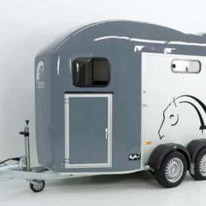 Cheval Liberte Pferdeanhänger GOLD 3, Premium, Pullman 2, Sattelkammer, grau-Neu – Bild 4