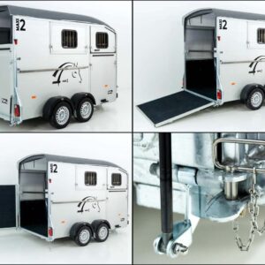 Cheval Liberte Pferdeanhänger MAXI 2, grau-Neu – Bild 10
