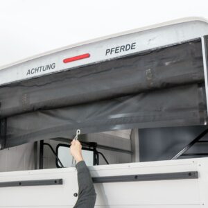 Cheval Liberte Pferdeanhänger Maxi 3, 3 Pferde, Pullmann 2 Fahrwerk, blau-Neu – Bild 6