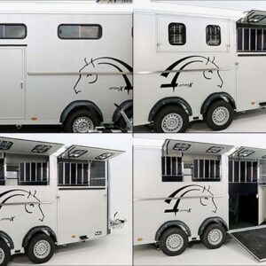Cheval Liberte Pferdeanhänger Maxi 4, 4 Pferde, Pullman-Fahrwerk, 100km/h, weiß-Neu – Bild 8