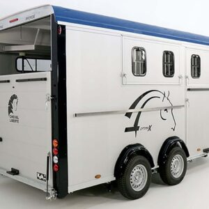 Cheval Liberte Pferdeanhänger Maxi 4, 4 Pferde, Pullman-Fahrwerk, 100km/h, blau-Neu – Bild 4