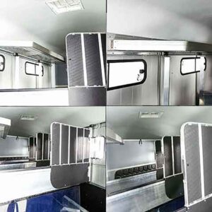 Cheval Liberte Pferdeanhänger Maxi 4, 4 Pferde, Pullman-Fahrwerk, 100km/h, grau-Neu – Bild 8