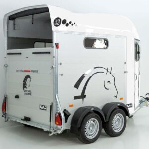 Cheval Liberte Pferdeanhänger GOLD 3, Premium, Pullman 2, Sattelkammer, weiß-Neu – Bild 3