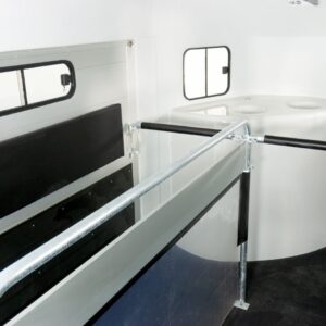 Cheval Liberte Pferdeanhänger GOLD 3, Premium, Pullman 2, Sattelkammer, weiß-Neu – Bild 7