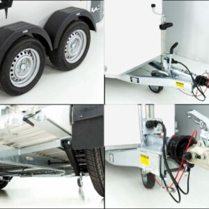 Cheval Liberte Pferdeanhänger GOLD 3, Premium, Pullman 2, Sattelkammer, weiß-Neu – Bild 14