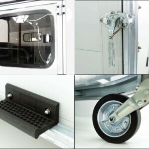 Cheval Liberte Pferdeanhänger GOLD 3, Premium, Pullman 2, Sattelkammer, weiß-Neu – Bild 15
