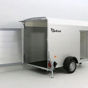 Debon Kofferanhänger C300 148x295cm H:190cm 1,3t, Alu, Polybug, Tür, weiß-Neu – Bild 5