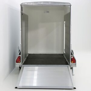 Debon Kofferanhänger C300 148x295cm H:190cm 1,3t, Alu, Polybug, Tür, weiß-Neu – Bild 6