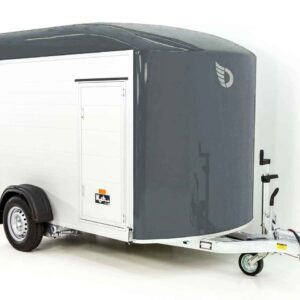 Debon Kofferanhänger C400 164x315cm H:200cm 1,3t, Alu, Polybug, Tür, grau-Neu – Bild 3