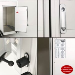 Debon Kofferanhänger C500 164x300cm H:200cm 2,0t, Alu, Polybug, Tür, weiß-Neu – Bild 16