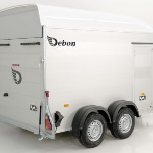 Debon Kofferanhänger C500 164x300cm H:200cm 2,6t, Alu, Polybug, Tür, weiß-Neu – Bild 3
