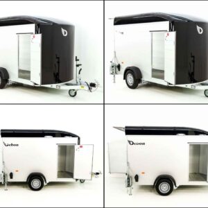 Debon Kofferanhänger C400 164x315cm H:200cm 1,3t, Alu, Polybug, Tür-Neu – Bild 6