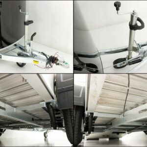 Debon Kofferanhänger C500 164x300cm H:200cm 2,0t, Alu, Polybug, Tür-Neu – Bild 15
