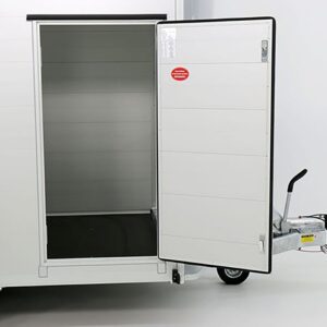 Debon Kofferanhänger C300 148x295cm H:190cm 1,3t, Alu, Polybug, Tür-Neu – Bild 11