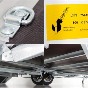 Variant Kofferanhänger Black Edition 148x258cm H:157 1,35t-Rampe-Tür-Neu – Bild 14