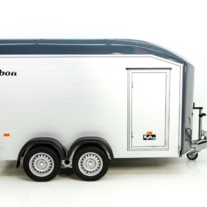 Debon Kofferanhänger Roadster C700 179×378 Höhe:201cm 2,6t, Alu, Polybug, Tür, grau-Neu – Bild 3